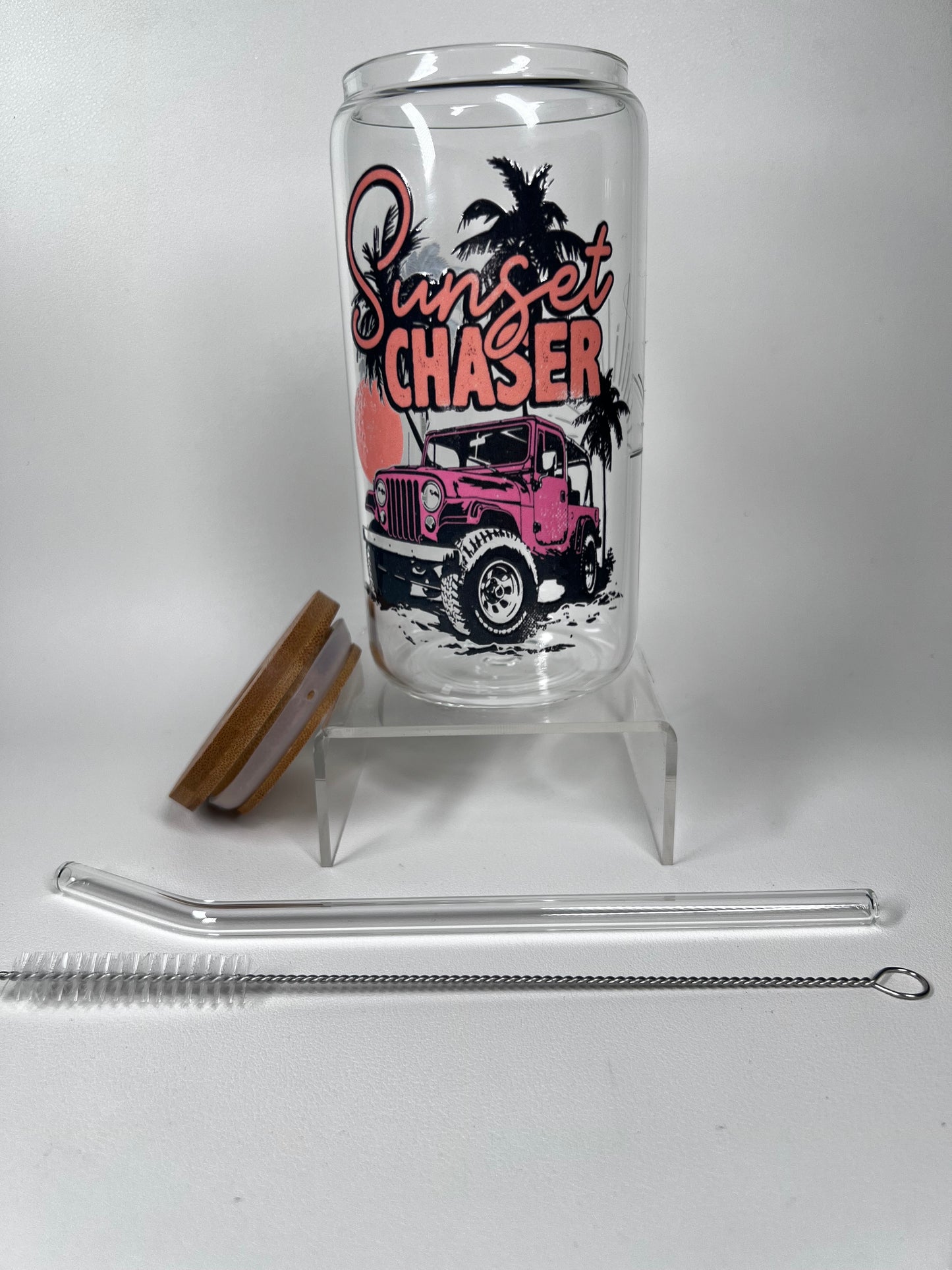 Sunset Chaser Glass Cup